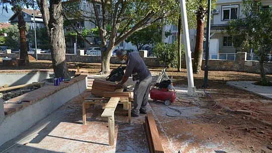 Bahriye Üçok Parkı'nda çalışmalar devam ediyor 