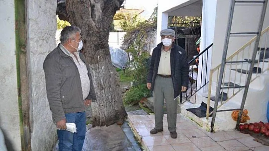 Muhtar Arıcan kısıtlama sürecinde görevinin başındaydı