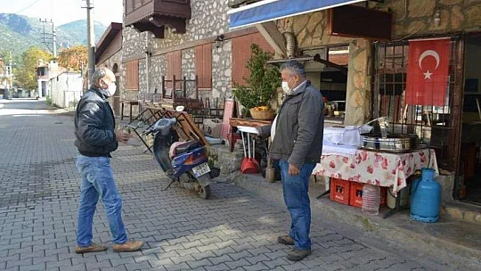 Muhtar Arıcan kısıtlama sürecinde görevinin başındaydı
