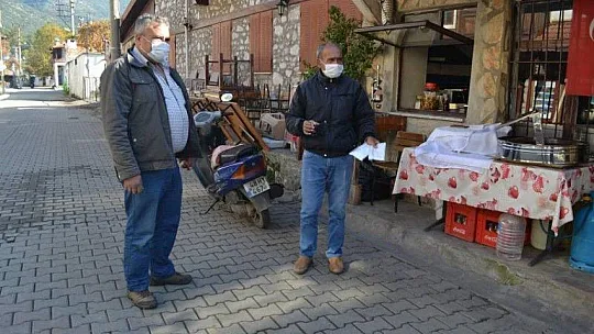 Muhtar Arıcan kısıtlama sürecinde görevinin başındaydı