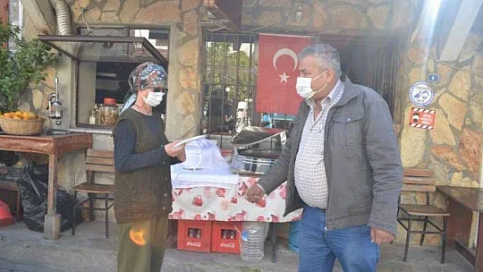 Muhtar Arıcan kısıtlama sürecinde görevinin başındaydı