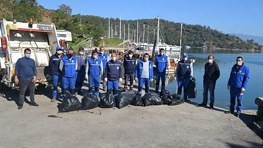 Kısıtlama günlerinde çevre temizliğine devam