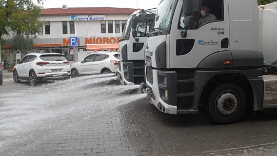 Fethiye'de TOMA'lı temizlik 
