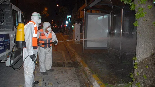 Fethiye'deki 86 Durak İkinci Kez Dezenfekte Edildi