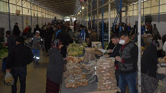 Salı Pazarına Korona Ayarı