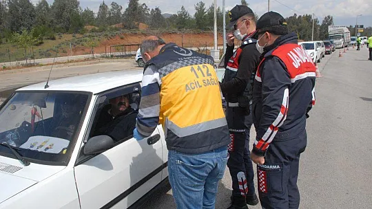 Fethiye'de Emniyetten Koronavirüs Kontrolü