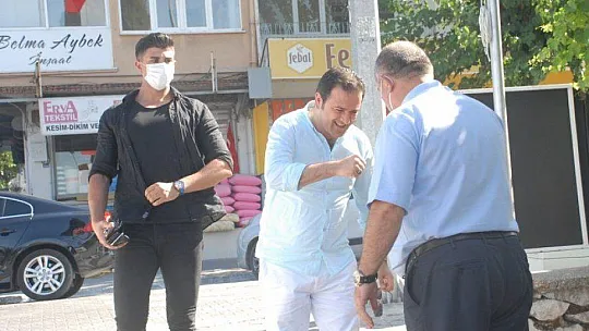 Kaymakam Fırat'tan CHP İlçe Örgütü'ne iade-i ziyaret 