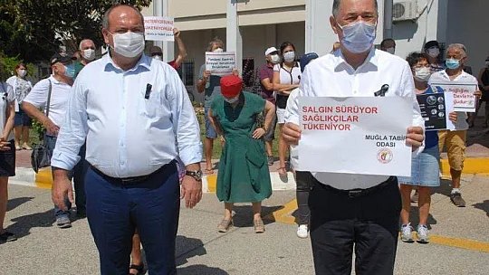 SAĞLIK ÇALIŞANLARI 'YÖNETEMİYORSUNUZ, TÜKENİYORUZ'