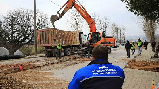 Düğerek kanalizasyon hattı tamamlandı