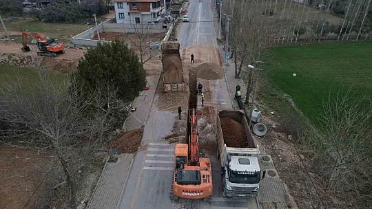 Düğerek kanalizasyon hattı tamamlandı