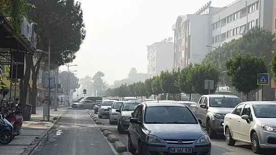 Dumanlar Ortaca'yı kapladı