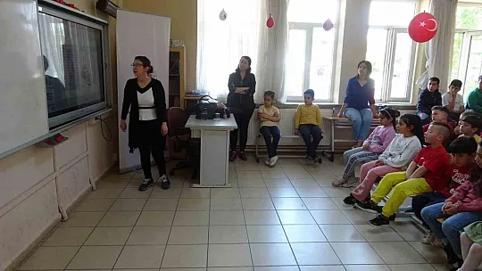 Dünya süt gününde öğrencilere süt etkinliği düzenlendi