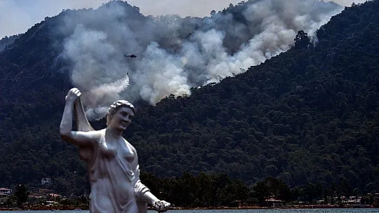 Dünyaca ünlü Kızkumu Plajı'nın acı manzarası