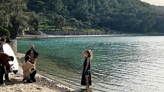 Dünyaca ünlü model ve tasarımcı Nour Arida Bodrum'da