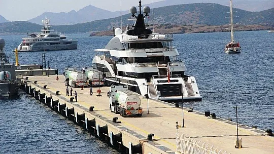 Dünyanın en iyi yatlarından 'Dar'a 1 milyon liralık yakıt