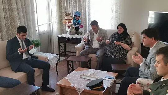 Kaymakamdan Şehit Ve Gazi Ailelerine Bayram Ziyareti