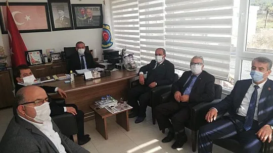 Seydikemer'de MHP'den ziyaretler