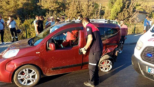 FETHİYE'DE KAZA: 2 YARALI