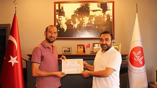 Deprem Bölgesinde Görev Alan Personele Başarı Belgesi Verildi