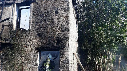 Kayaköy'deki Yangın Korkuttu