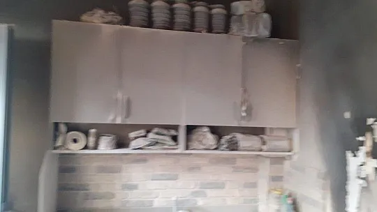 İş yerinde çıkan yangın korkuttu