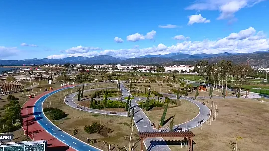 Boş sokaklar drone ile havadan görüntülendi