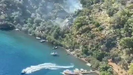 BEDRİ RAHMİ KOYUNDA YANGIN ÇIKTI