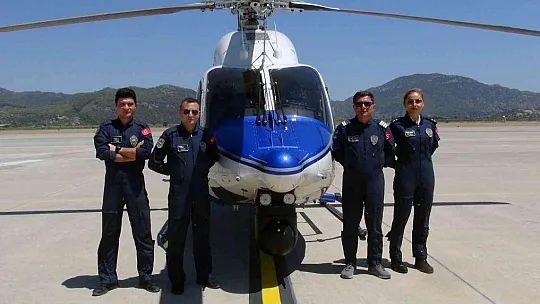 Emniyet'in 'uçan göz'ünü kadın pilot uçurdu