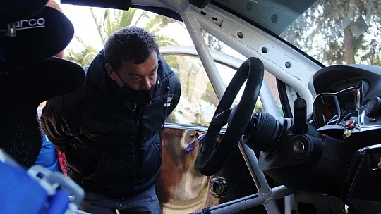 Engelli öğrenciler, şampiyon ralli pilotlarıyla buluştu
