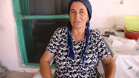 Ev salçası yaparken evinin çatısından içeri kamyon girdi