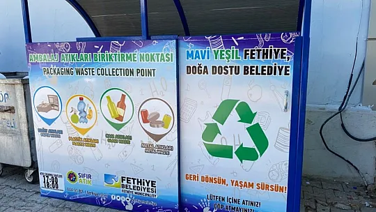 Fethiye Belediyesi Kendi Ürettiği Konteynırlarla Ambalaj Atıklarını Toplamaya Hazırlanıyor