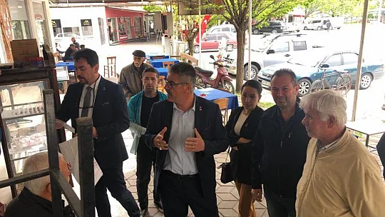 Milletvekili Adayı Yiğit ziyaretlerini sürdürüyor