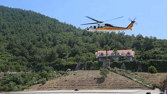 T-70 Yangın Söndürme Helikopteri Göreve Başladı