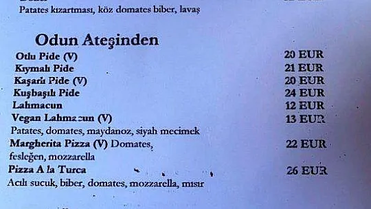 Fahiş fiyatlarıyla dudak uçuklatan restoran görüntülendi