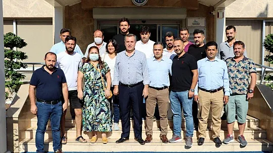 Demirtaş ve ekibinden, Başkan Çıralı'ya ziyaret