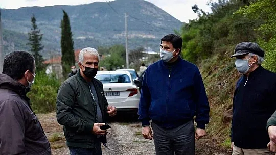 Başkan Karaca afet bölgesinde incelemelerde bulundu