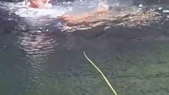 Fedon Akyaka Kadın Azmağında önce turları, sonra yüzdü