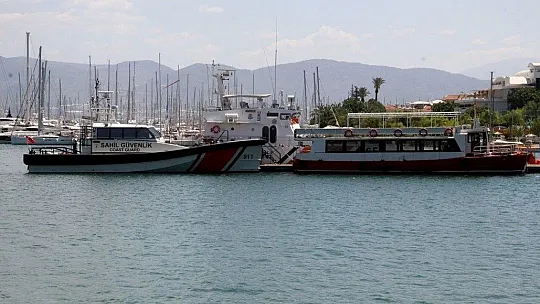 Fethiye'de 120 kaçak göçmen tekneye biner binmez yakalandı
