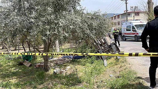 Fethiye'de devrilen forkliftin operatörü hayatını kaybetti