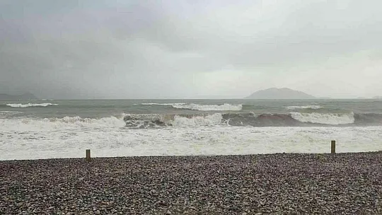 Fethiye'de fırtına etkili oluyor