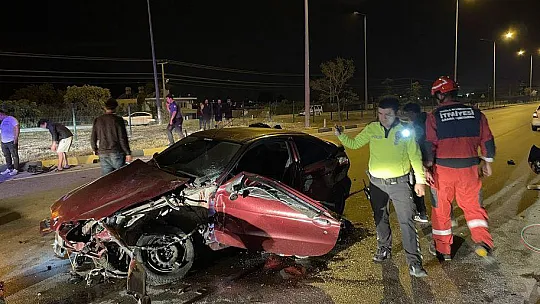 Fethiye'de iki otomobil çarpıştı: 4 yaralı