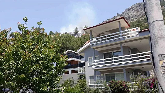 Fethiye'de orman yangını büyümeden söndürüldü