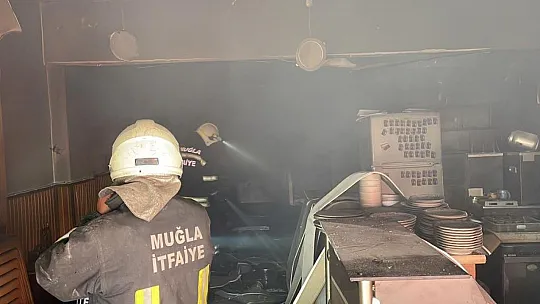 Fethiye'de sanayide yangın