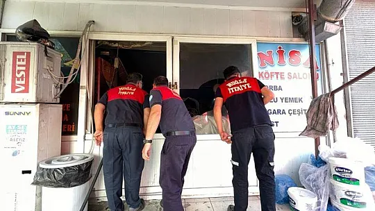 Fethiye'de sanayide yangın