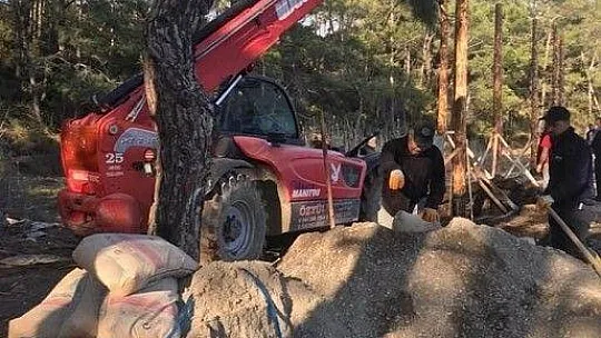 Fethiye'deki koyda kaçak yapılaşmaya inceleme başlatıldı