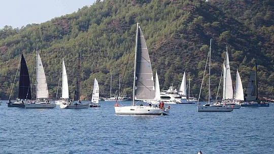 FETHİYE GÖCEK ATATÜRK KUPASI YELKEN YARIŞLARI BAŞLADI
