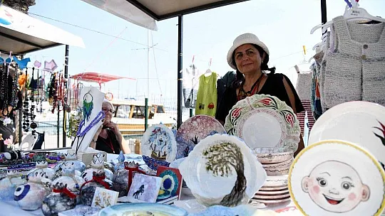 Kadın Girişimi Kooperatifi Göcek'te stantlarını açtı
