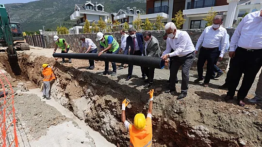 Fethiye'nin En Büyük Altyapı Yatırımının Startı Verildi