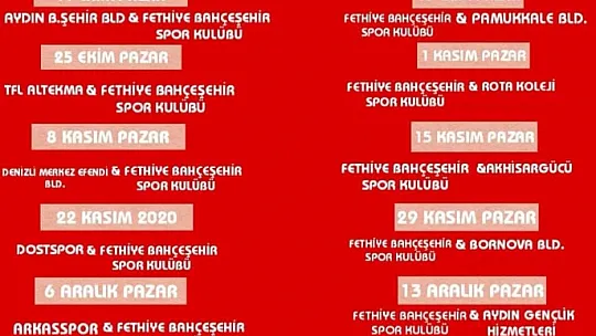 FETHİYE BAHÇEŞEHİR LİGE HAZIRLANIYOR