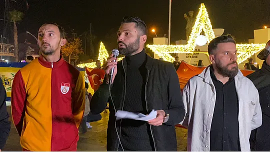 Fethiye'de Suudi Arabistan protesto edildi